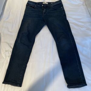 Madewell athletic slim dark wash jeans 34x32